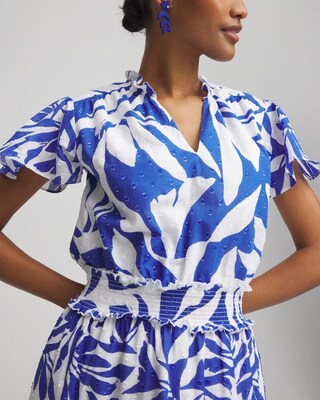 Flutter Sleeved Maxi Dress click to view larger image.
