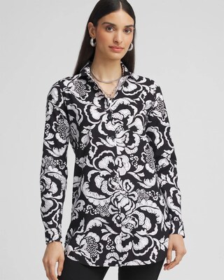 No Iron™ Floral Tunic