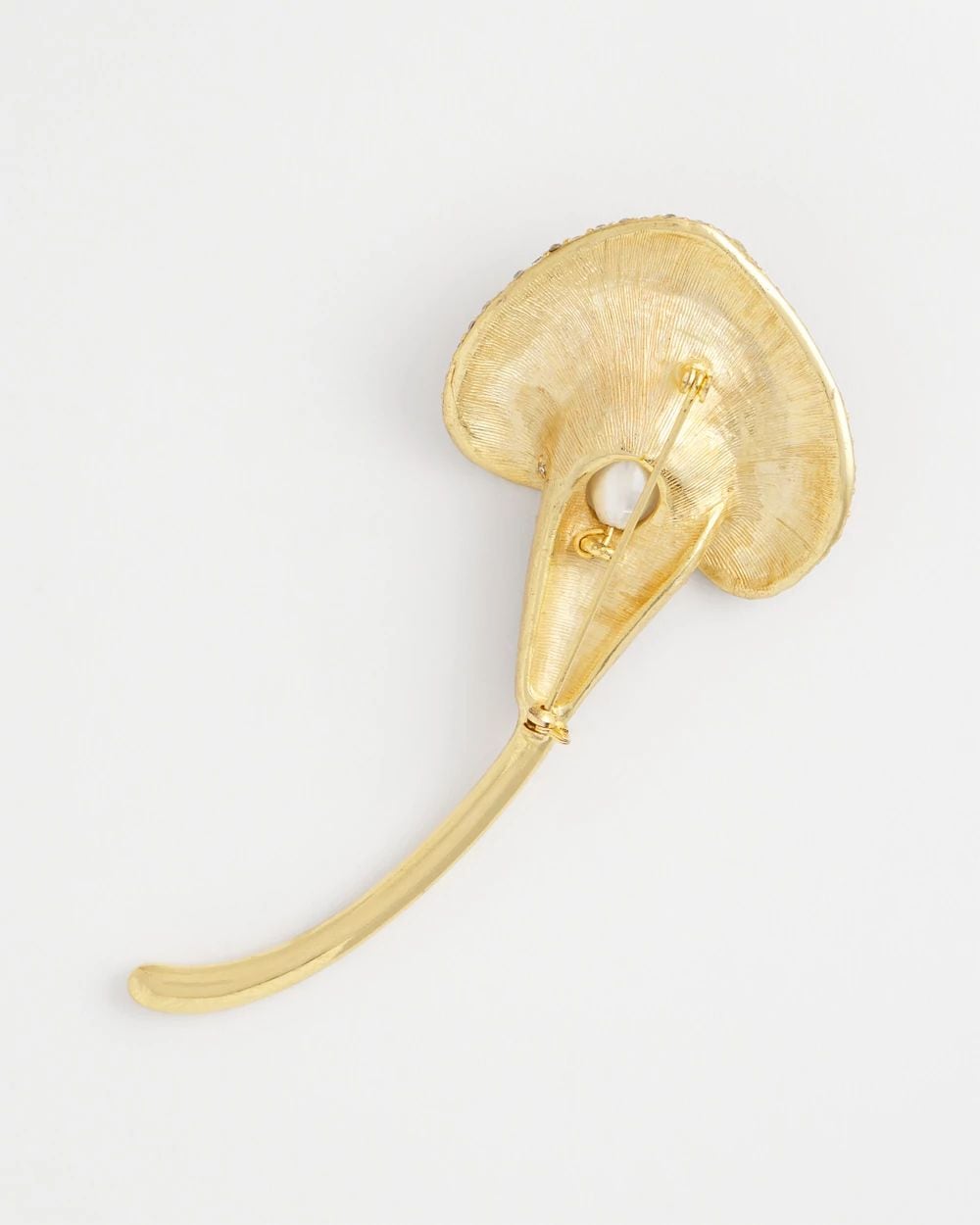 Encrusted Calla Lily Brooch