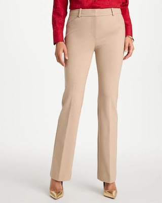 Emme Slim Bootcut Ponte Pants click to view larger image.