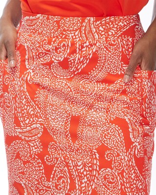 Zenergy UPF Paisley Side Pocket Skort