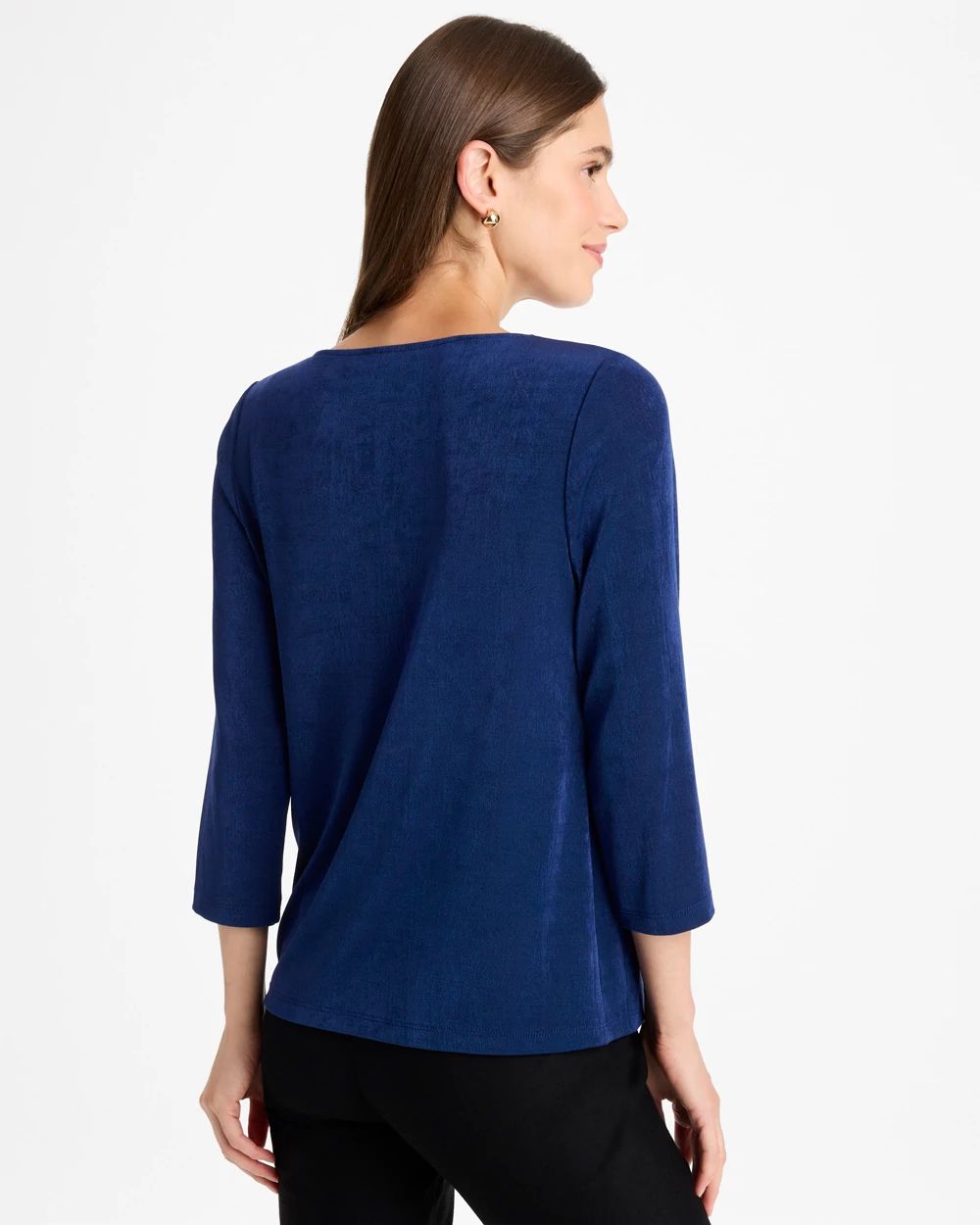 Travelers™ Embellished V-Neck Top click to view larger image.