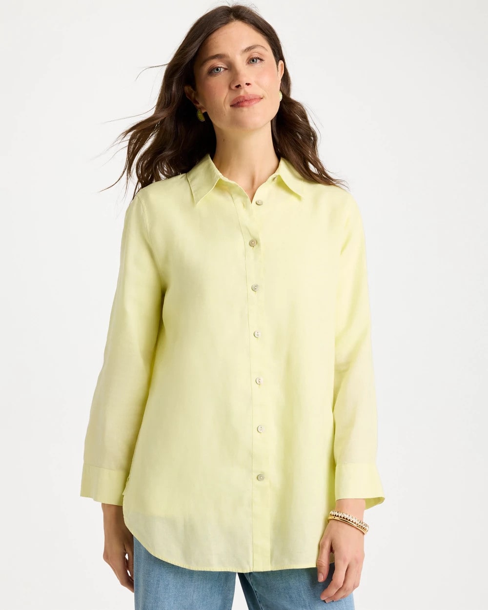 dress shirts womens cheap J.VER White Button Down Shirts for Women Long Sleeve Collared Dress Shirt