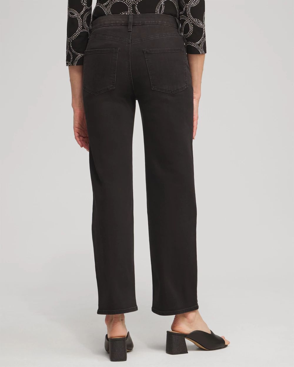 High Rise Straight Jeans