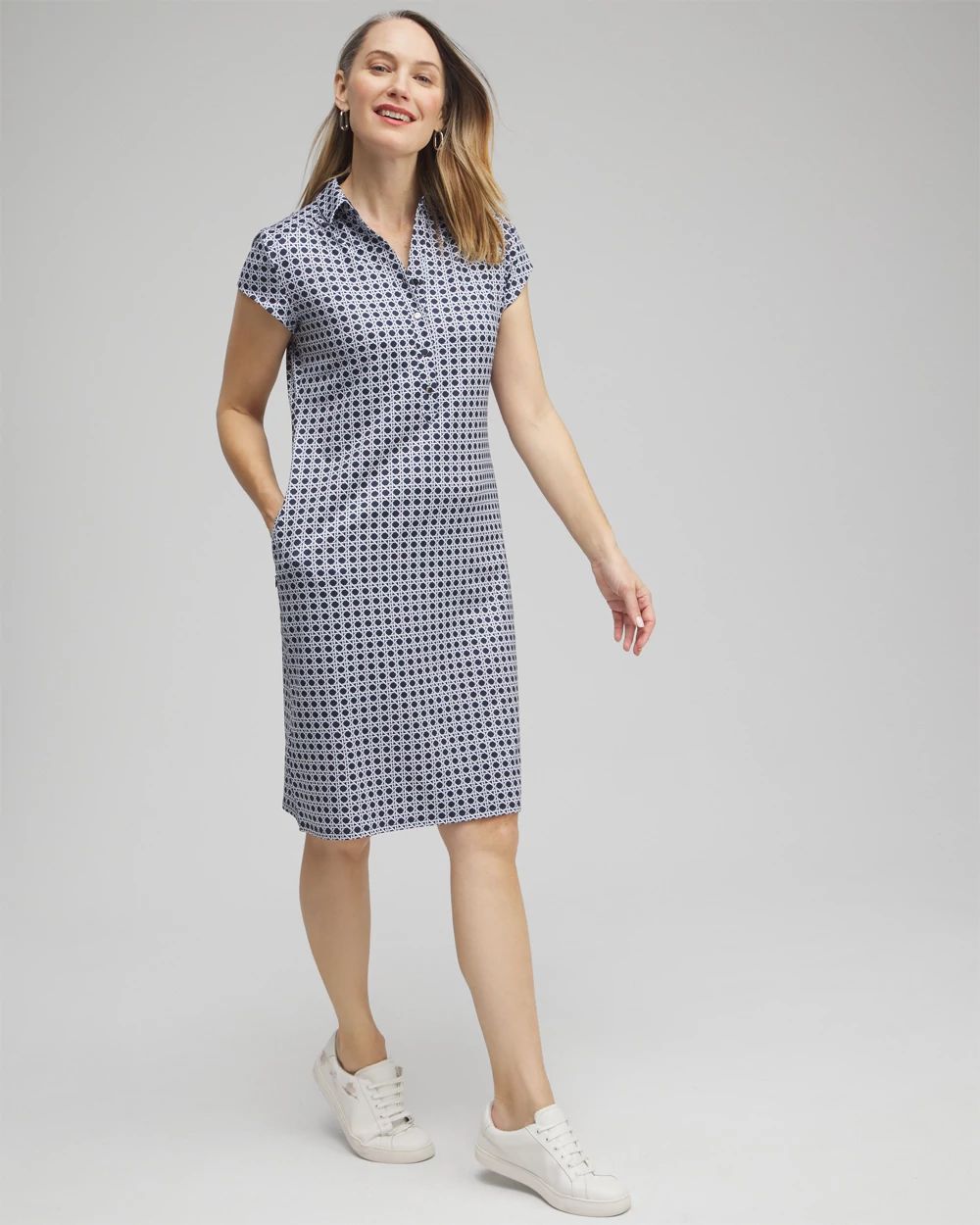 ® UPF Cap Sleeve Dress