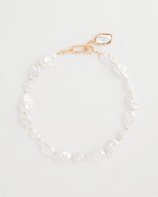 Siren Faux Pearl Y-Necklace