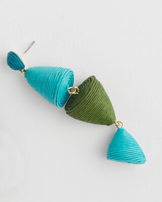 No Droop™ Abstract Fish Drop Earrings