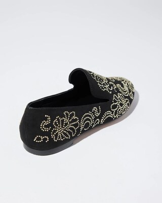 Studded Leather Loafers