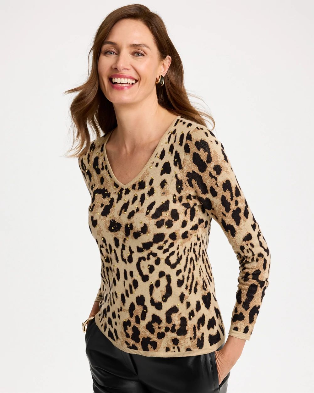 Embellished Ella Animal Sweater