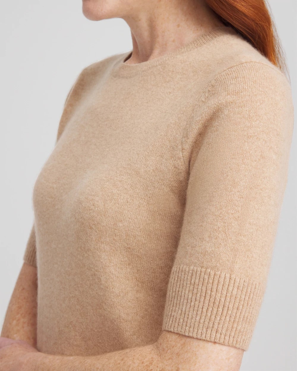 Cashmere Short Sleeve Sweater