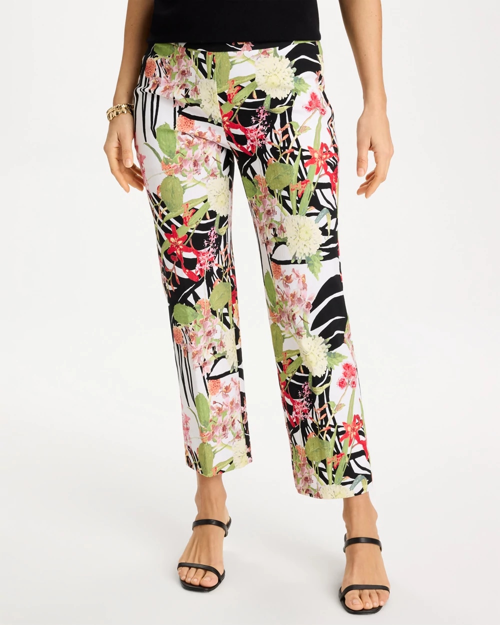 Tropical Nights Brigitte™ Straight Crop Pant, photo 1 of 5