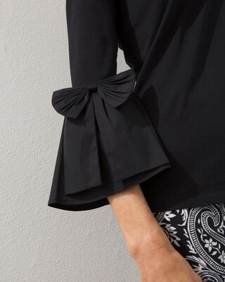 Bow Sleeve Top