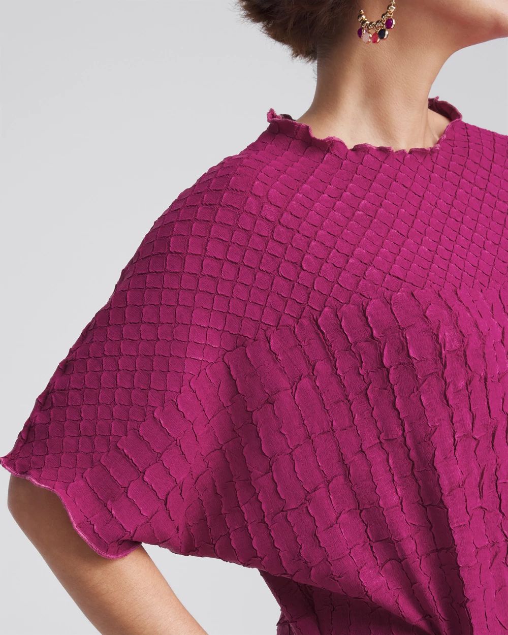 Travelers™ Collection Embossed Midi Dress