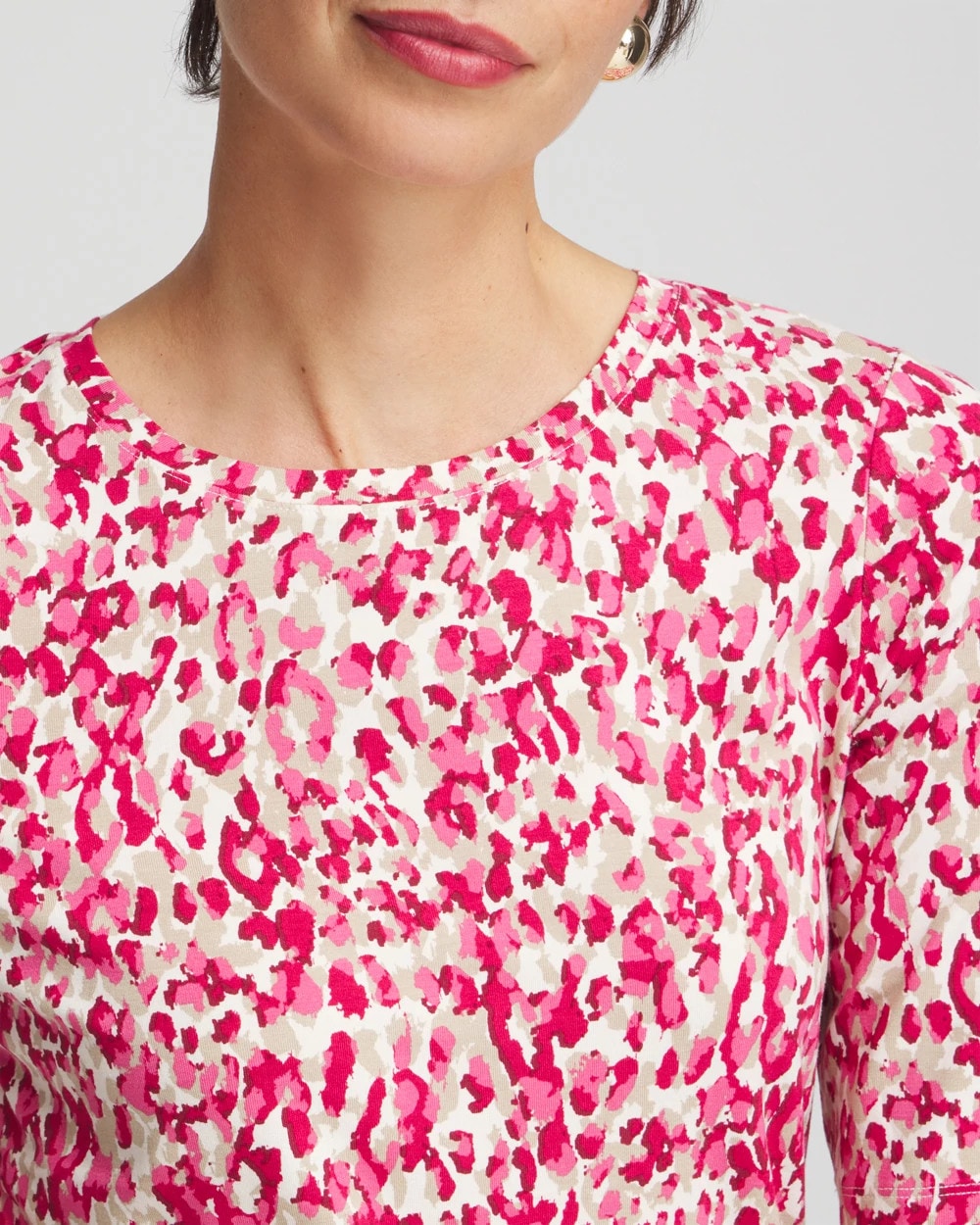 Touch of Cool™ Leopard Short Sleeve Tee