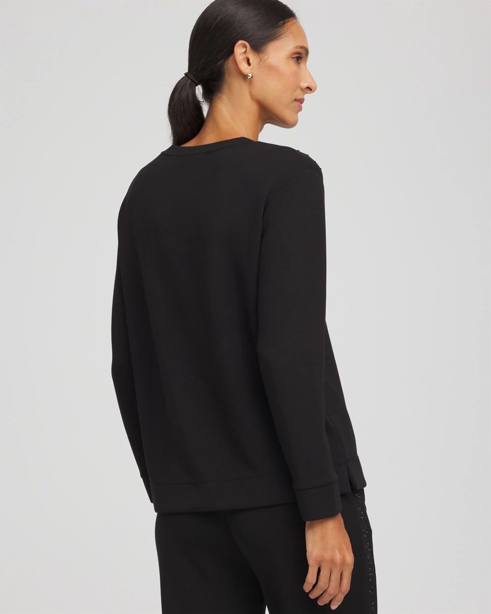 Zenergy® Rhinestone Pullover Top