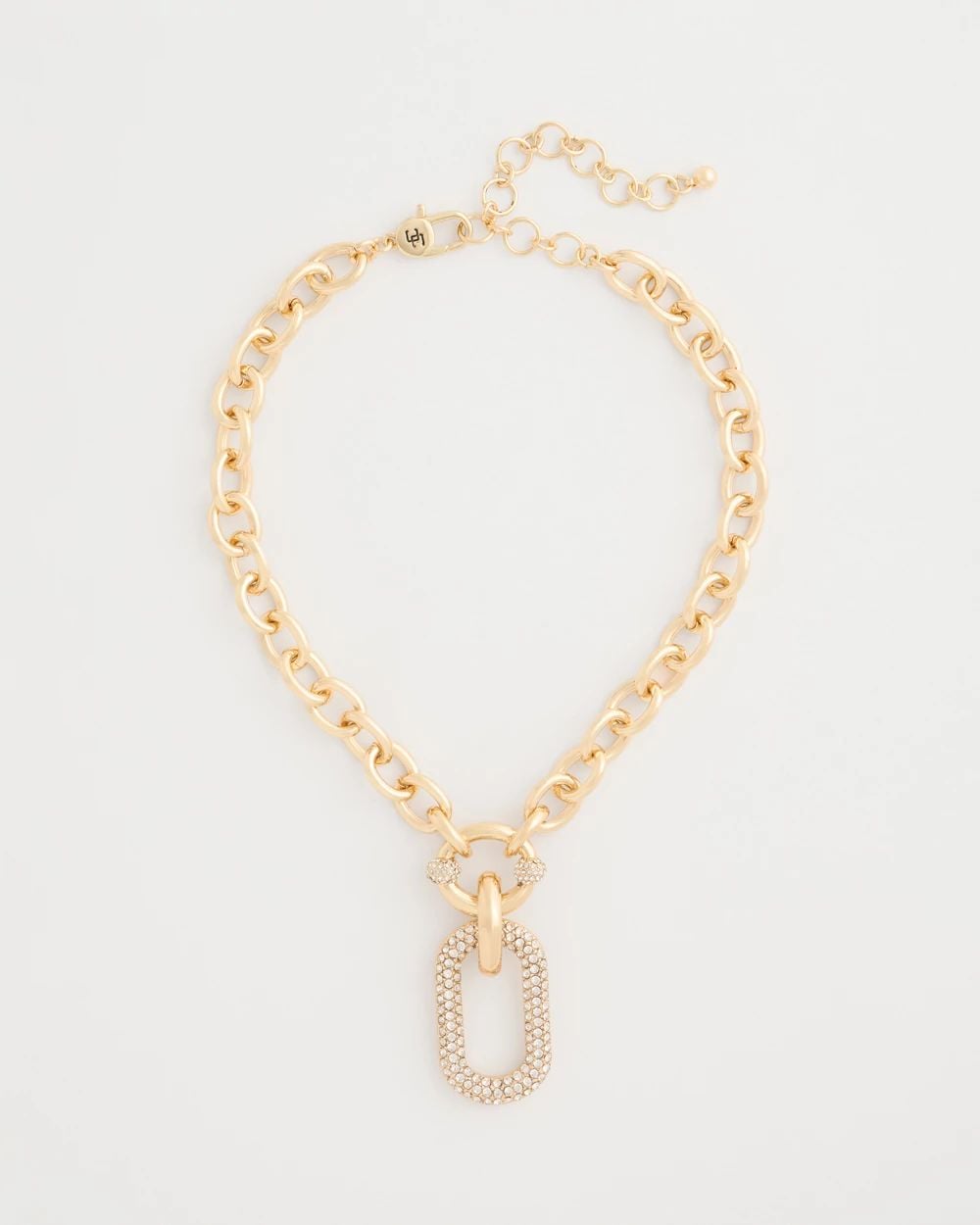 Daily Diamonds Collection Square Pendant Necklace