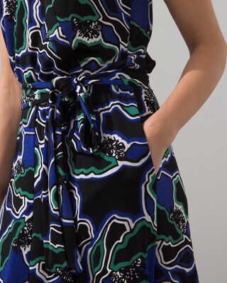 Travelers Floral Wrap Dress