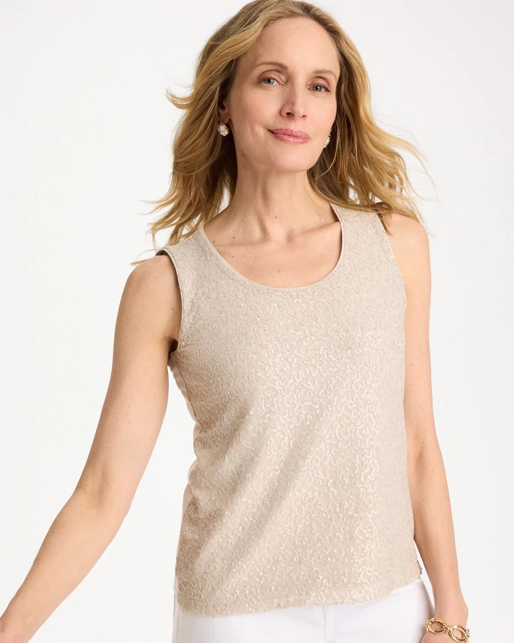 Knit Sequin Tank