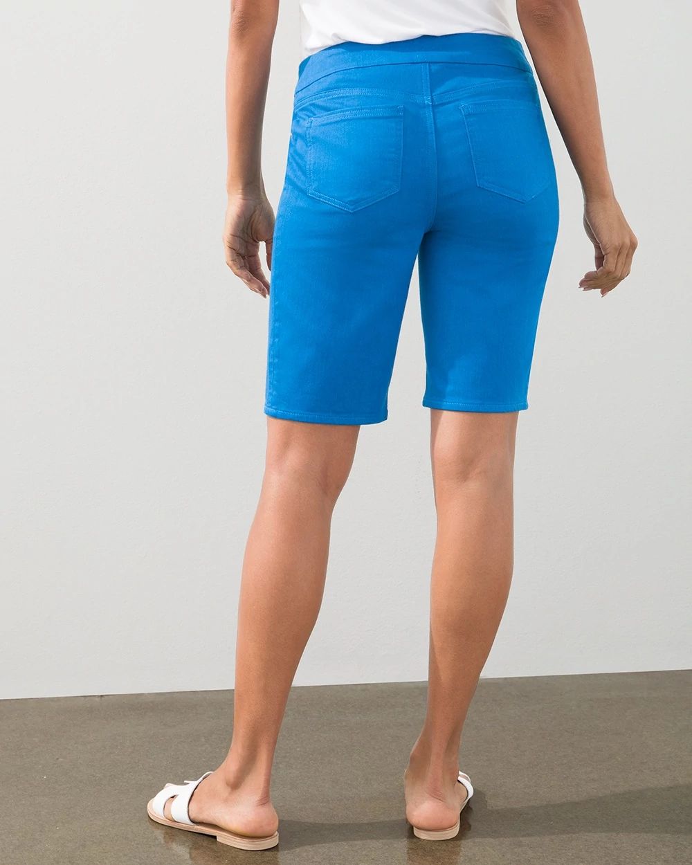 Pull-on Denim Shorts