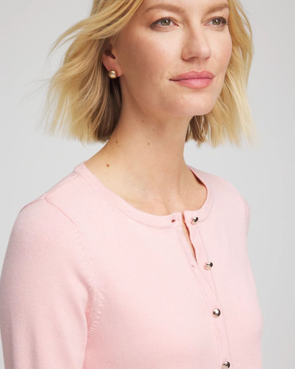 Crewneck Cardigan click to view larger image.