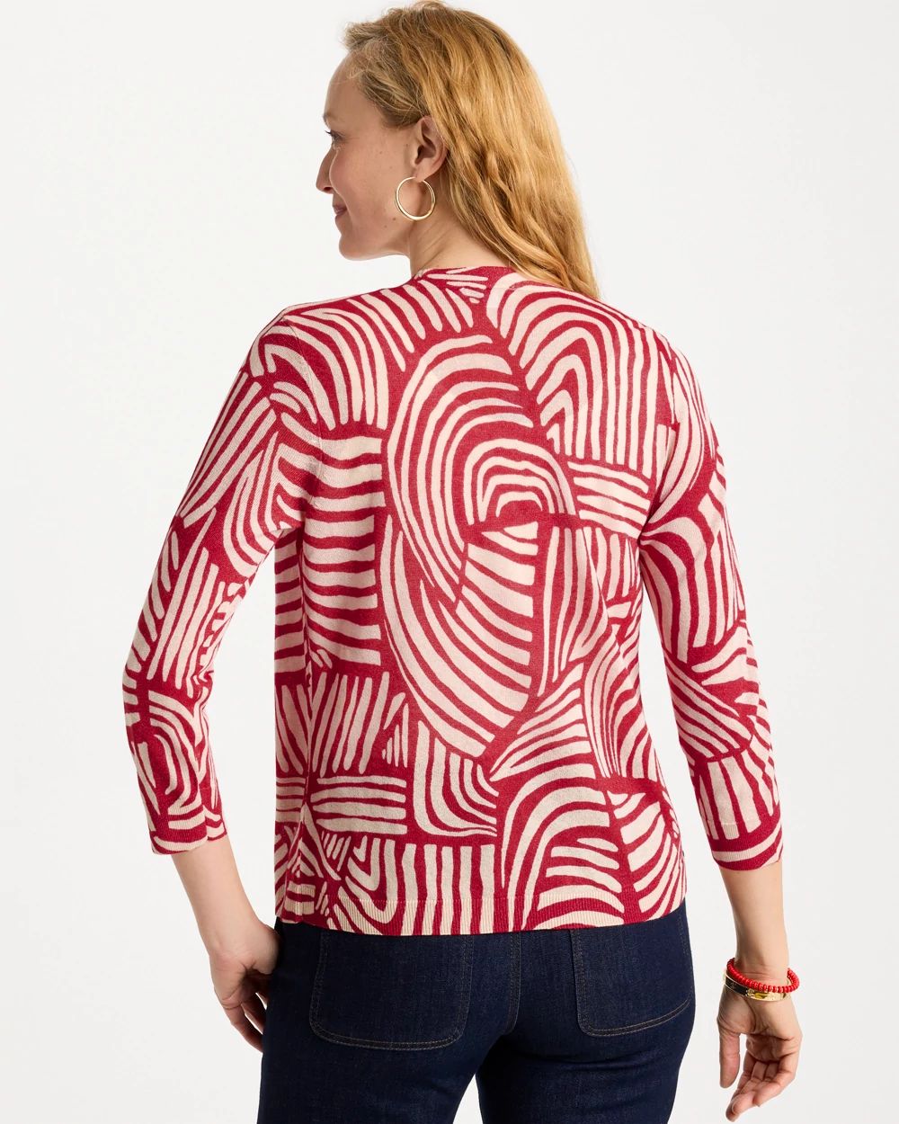 Geo Summer Romance Cardigan click to view larger image.