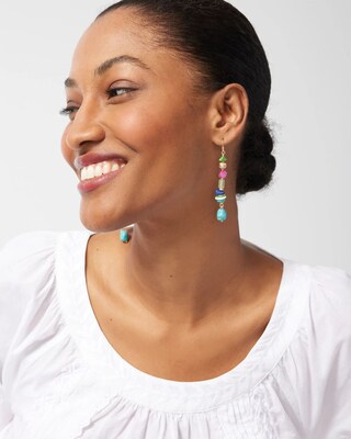 Linear Drop Earrings