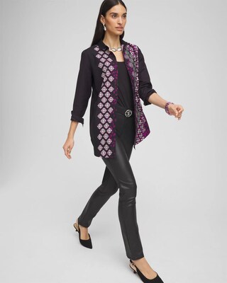 No Iron™ Medallion Stretch Tunic click to view larger image.