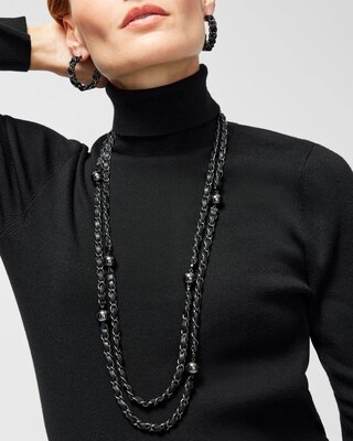 Hematite Convertible Necklace