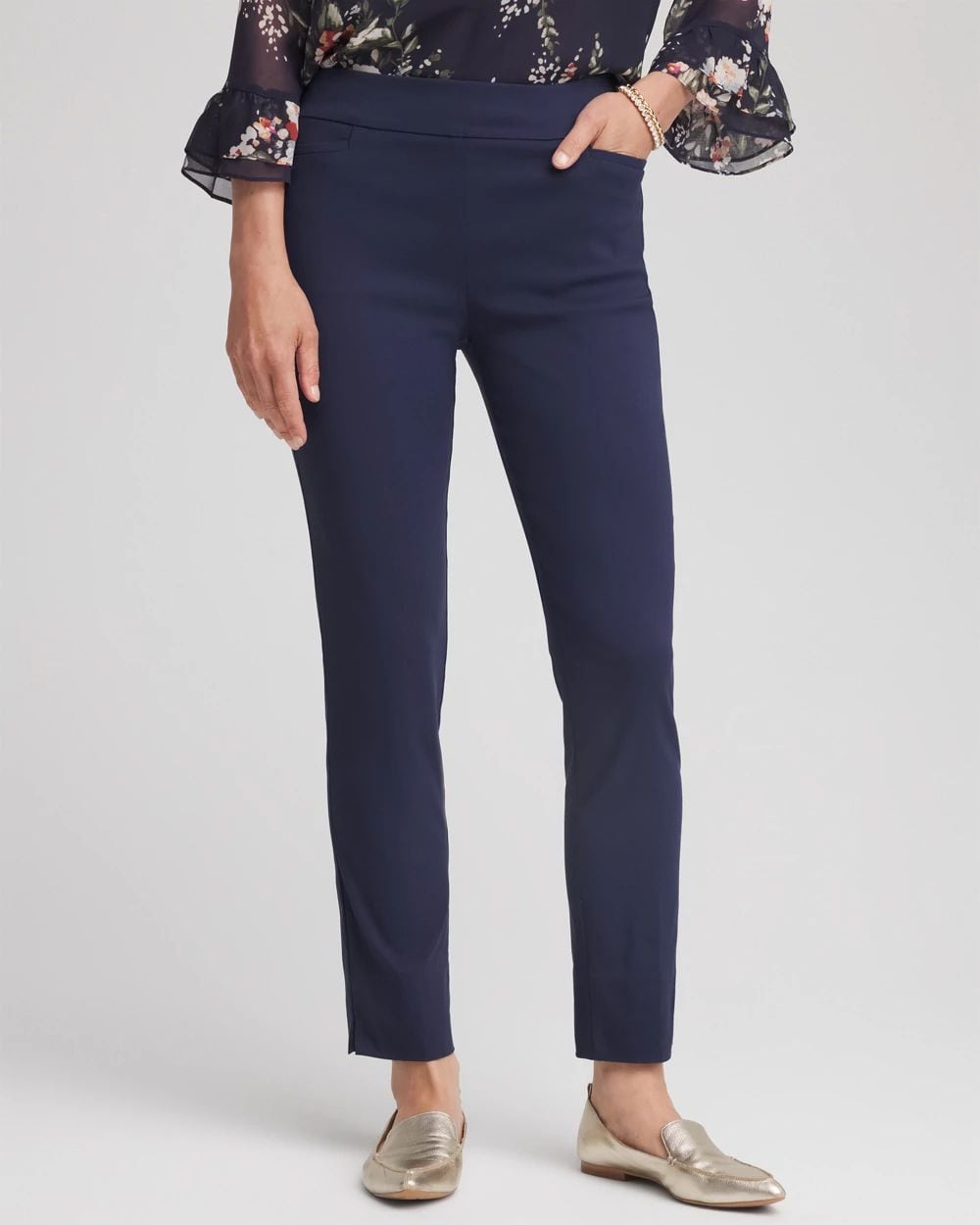 Brigitte™ Slim Pull-On Ankle Pants