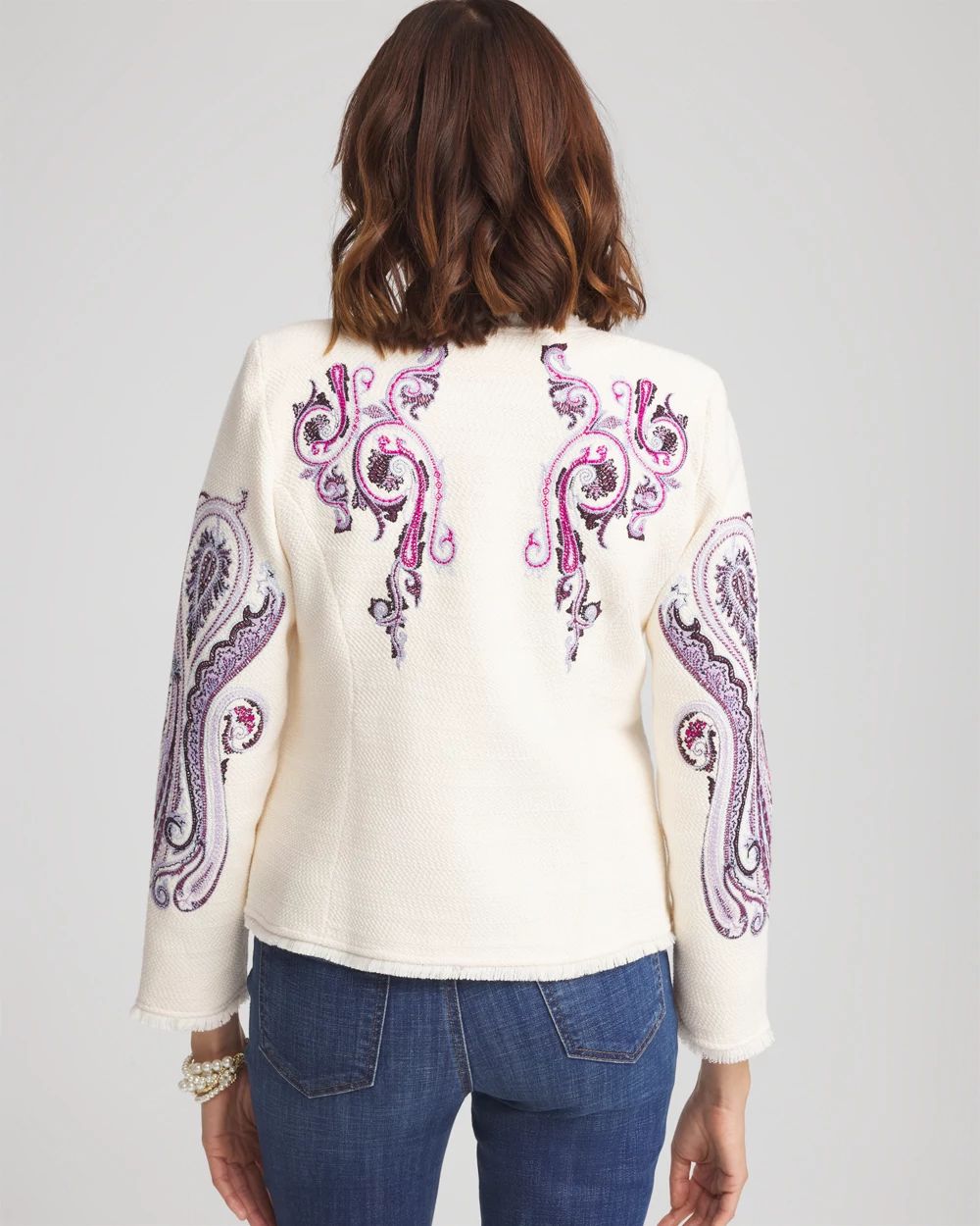 Embroidered Paisley Lady Jacket