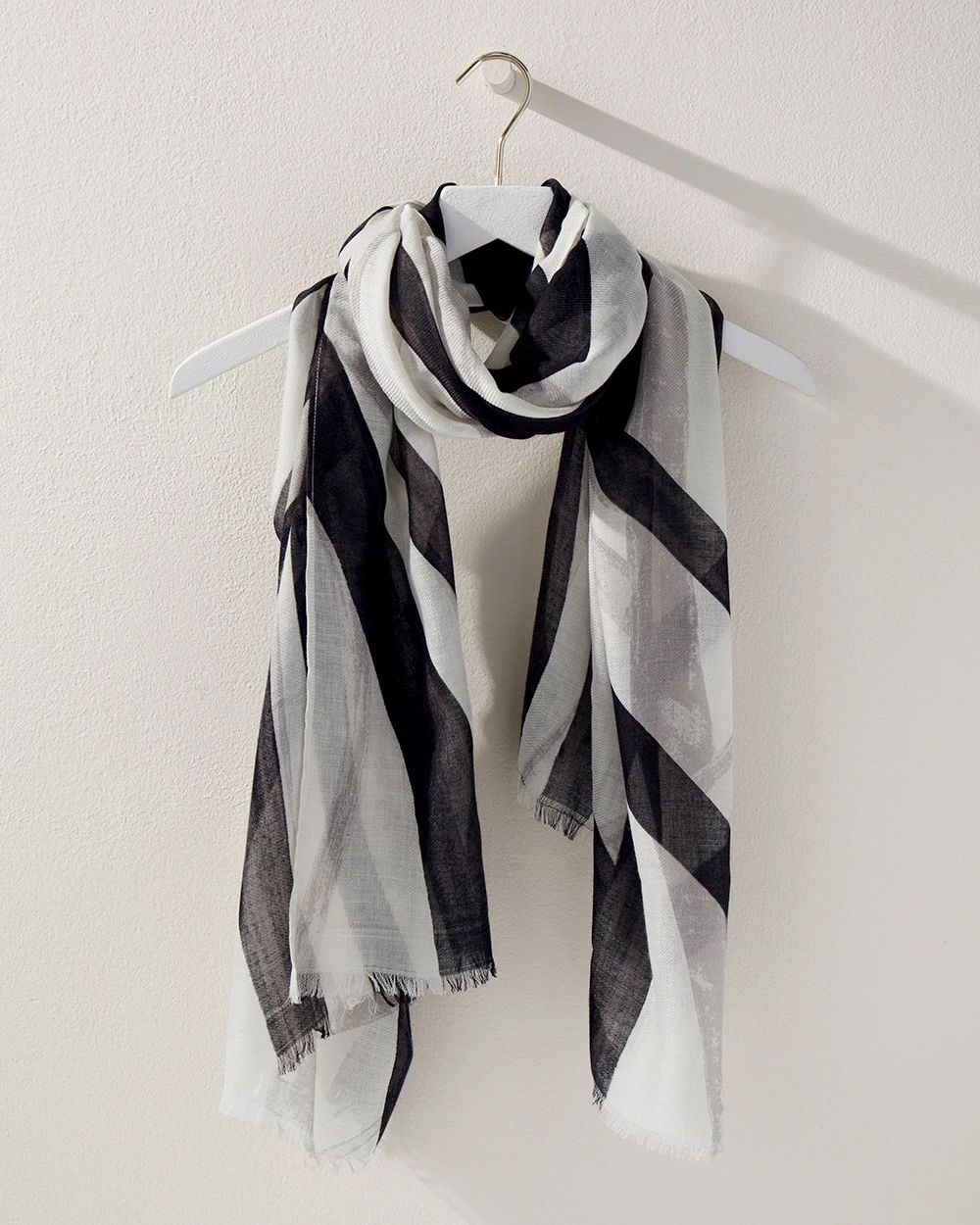 Geometric Print Oblong Scarf