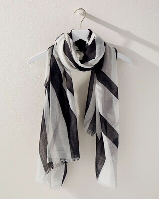 Geometric Print Oblong Scarf