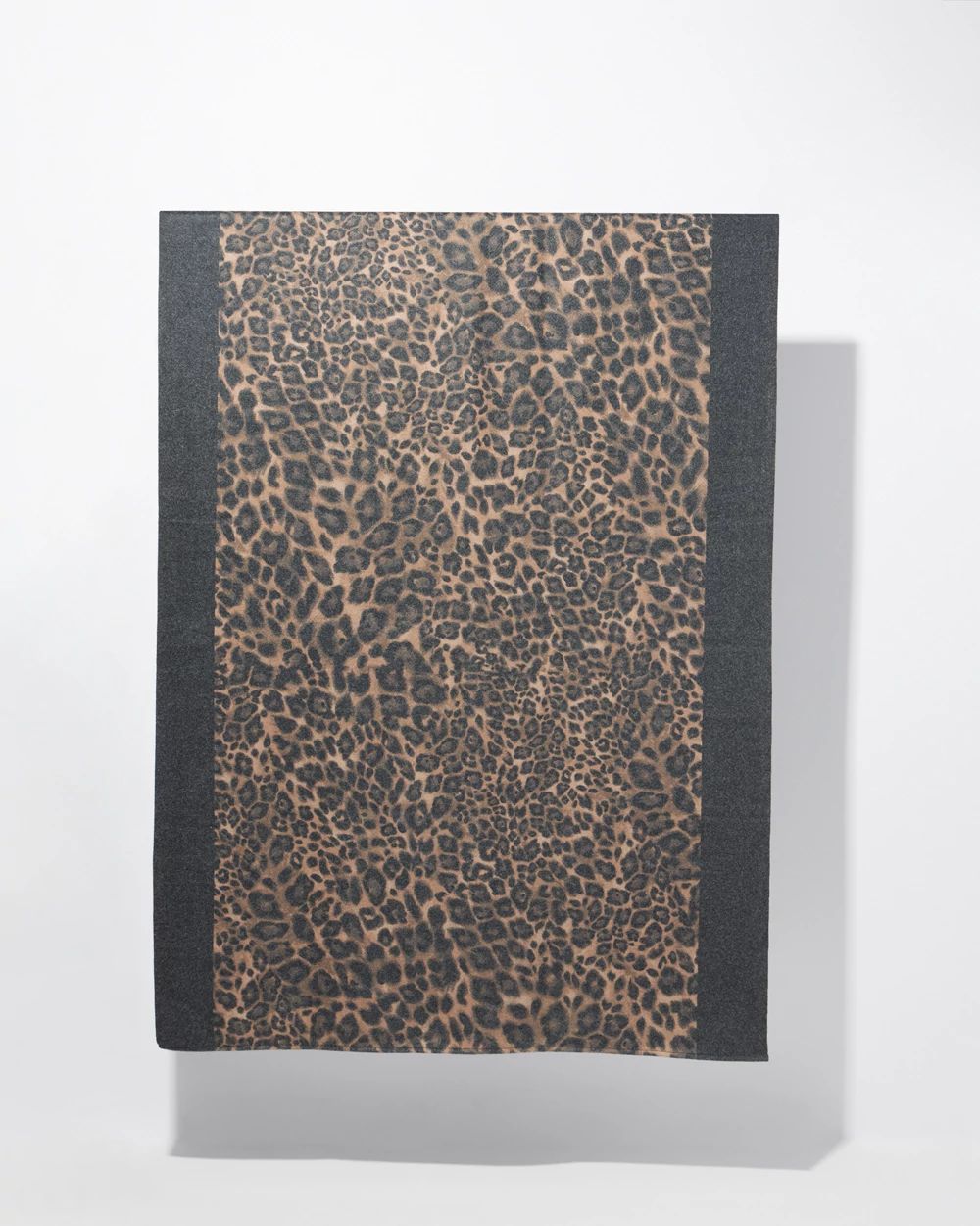 Animal Print Oblong Scarf