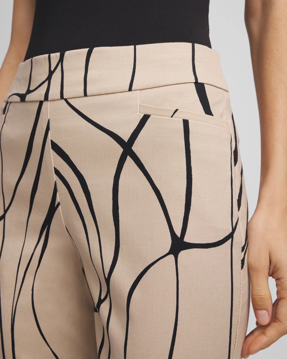 Brigitte™ Golden Leaf  Slim Ankle Pants
