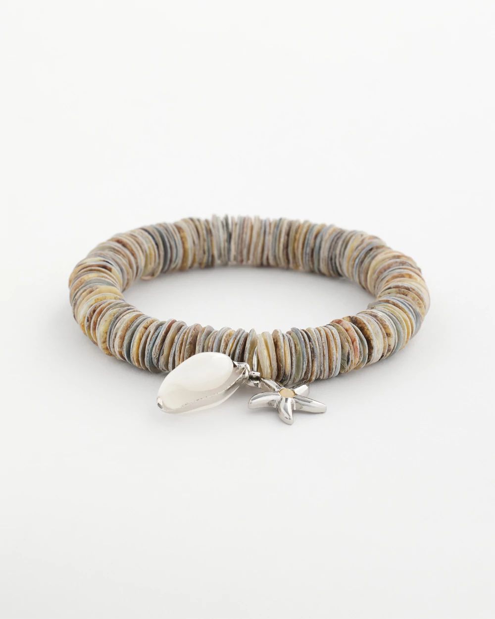 Agate Stretch Charm Bracelet