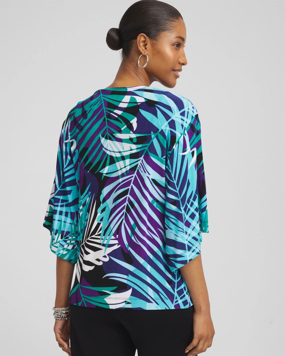 Travelers™ Tropical Nights Kimono Sleeve Top