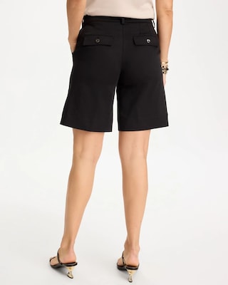 Emme Fly Front Sateen Shorts click to view larger image.