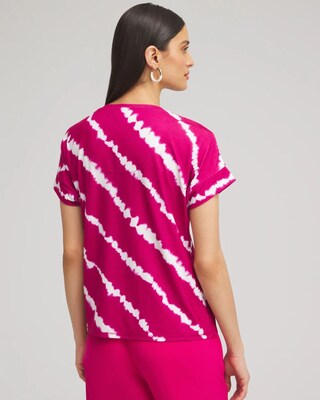 Zenergy® V-neck Tie Dye Tee