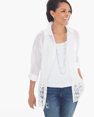 Lace Trim Shirt