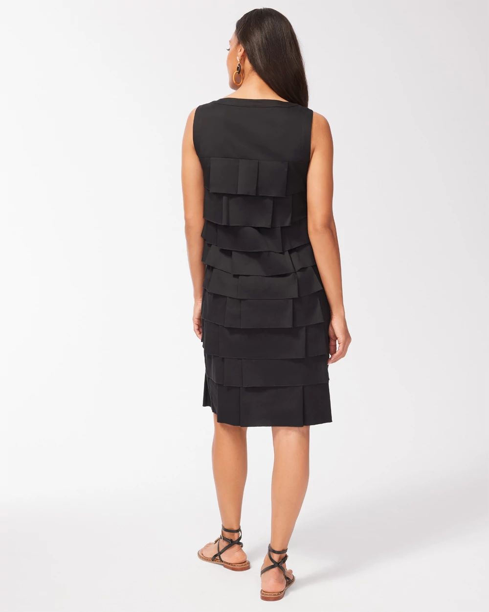 Poplin Multi-Tier Shift Dress