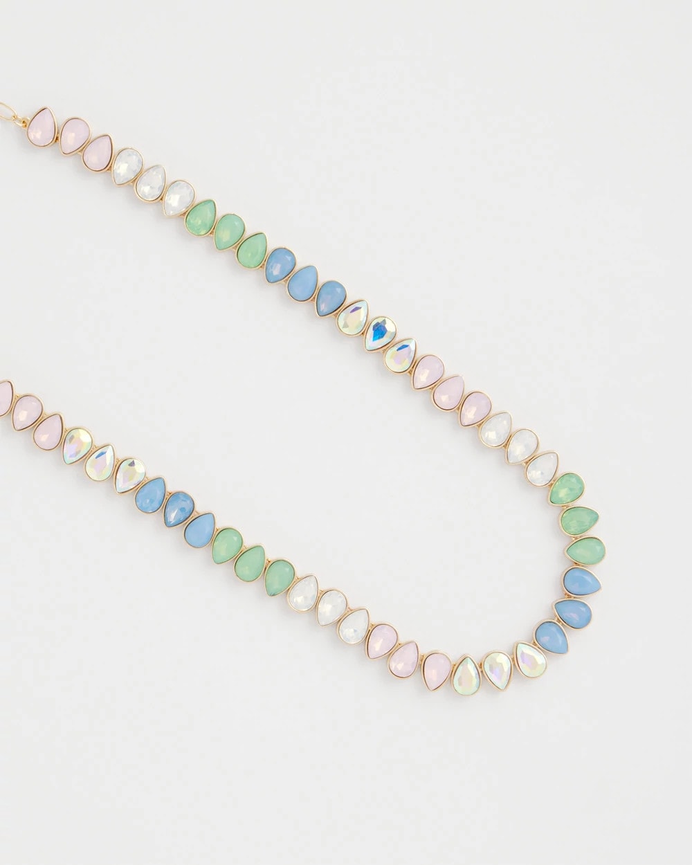 Teardrop Tennis Necklace