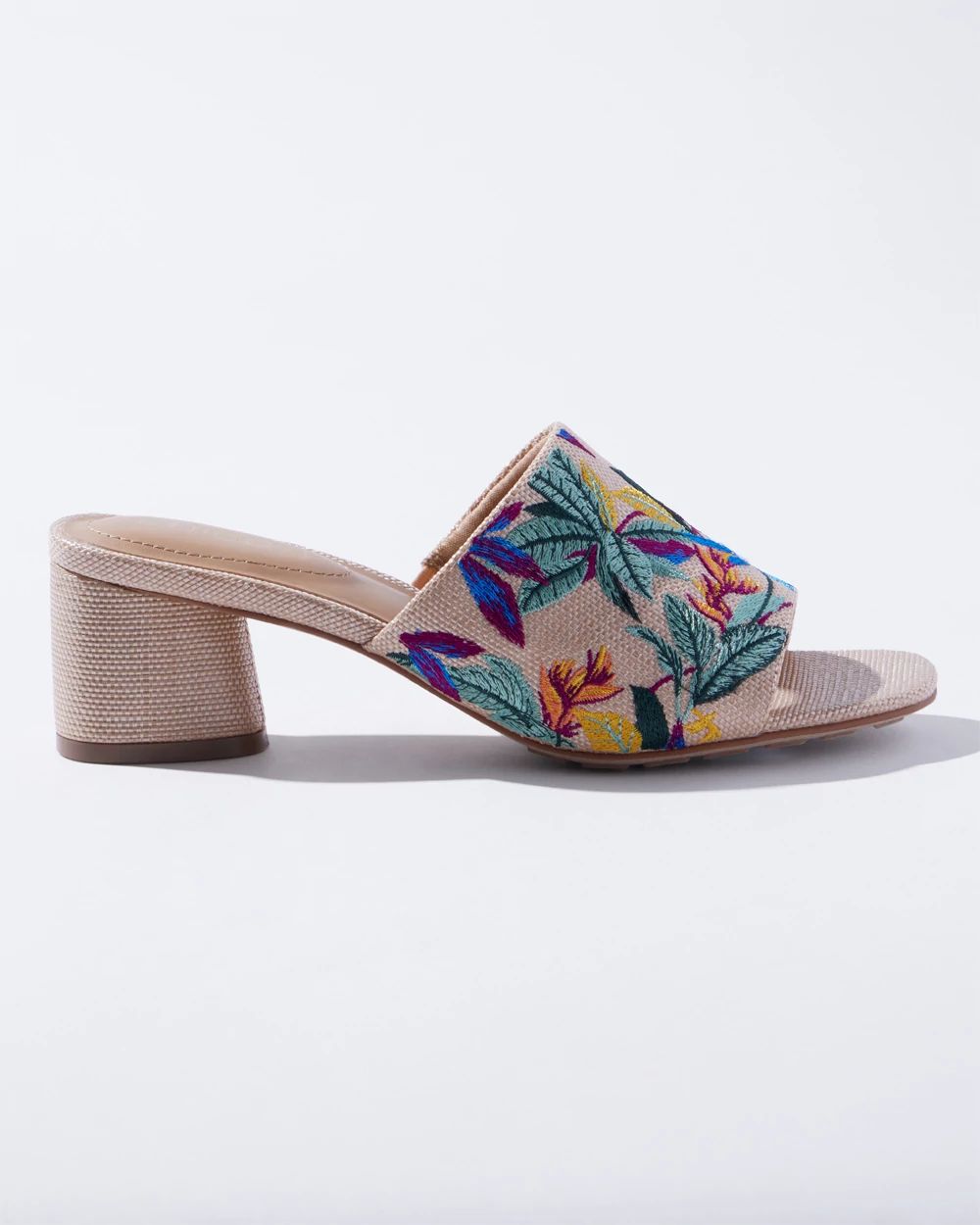 Embroidered Slides