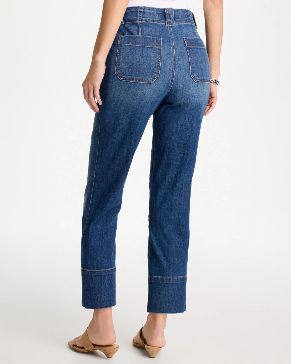 Straight Utility Crop Jean click to view larger image.