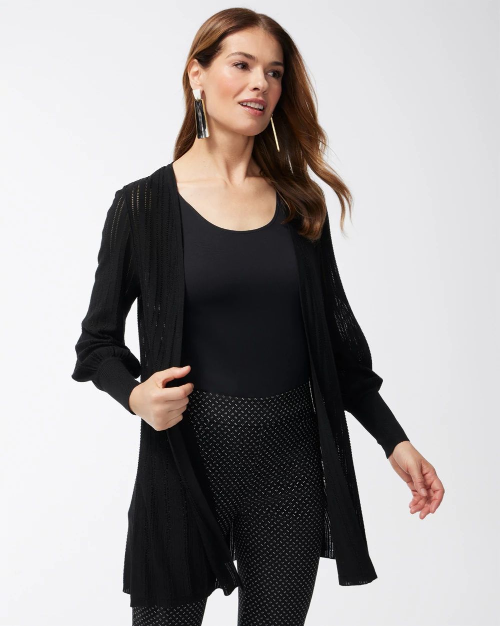 Pointelle Cardigan