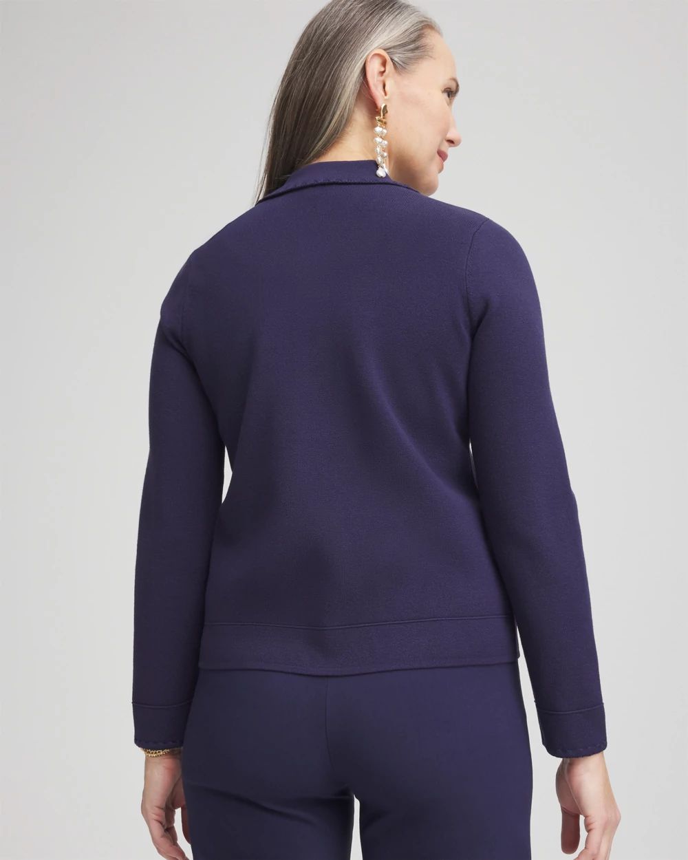 Collared Button-Down Cardigan
