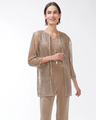 Travelers Collection Eyelet Jacket