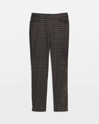 Brigitte Metallic Tiles Ankle Pants click to view larger image.