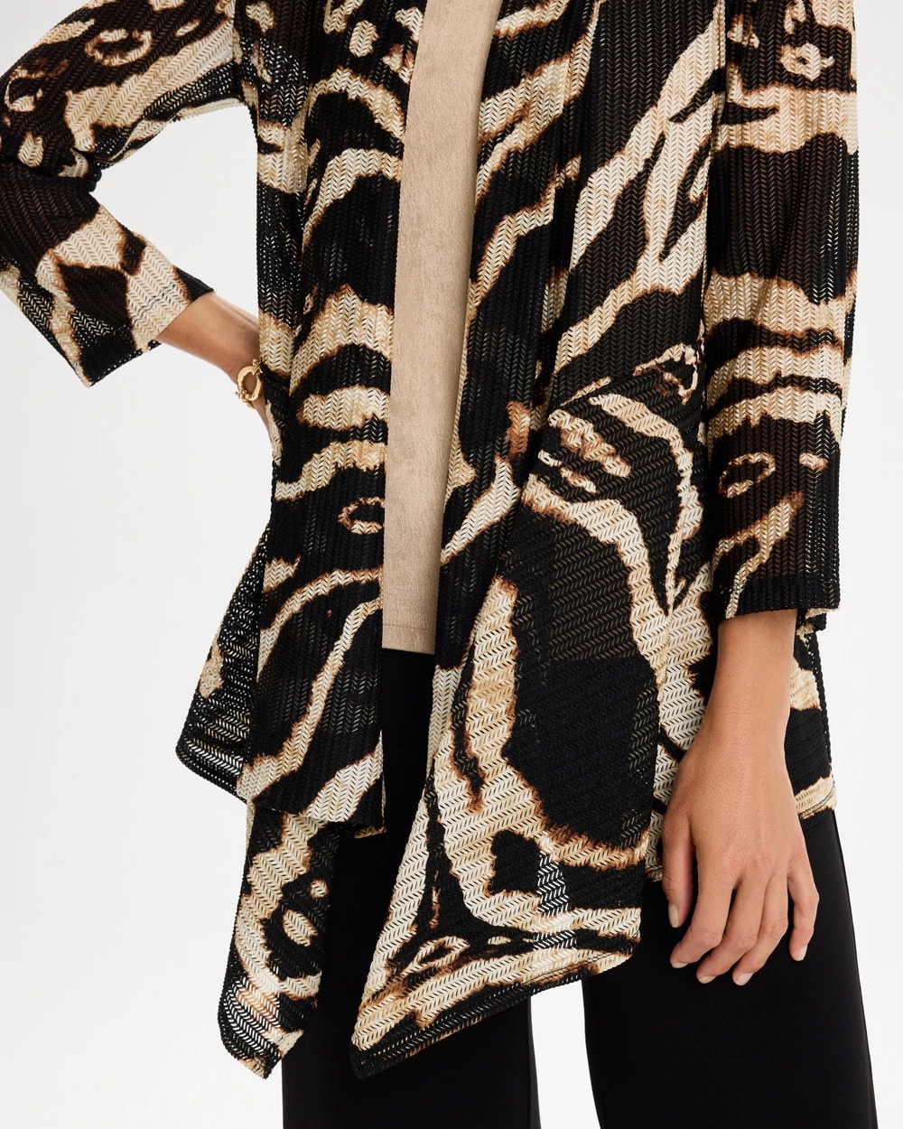 Travelers™ Safari Wheat Mesh Cardigan