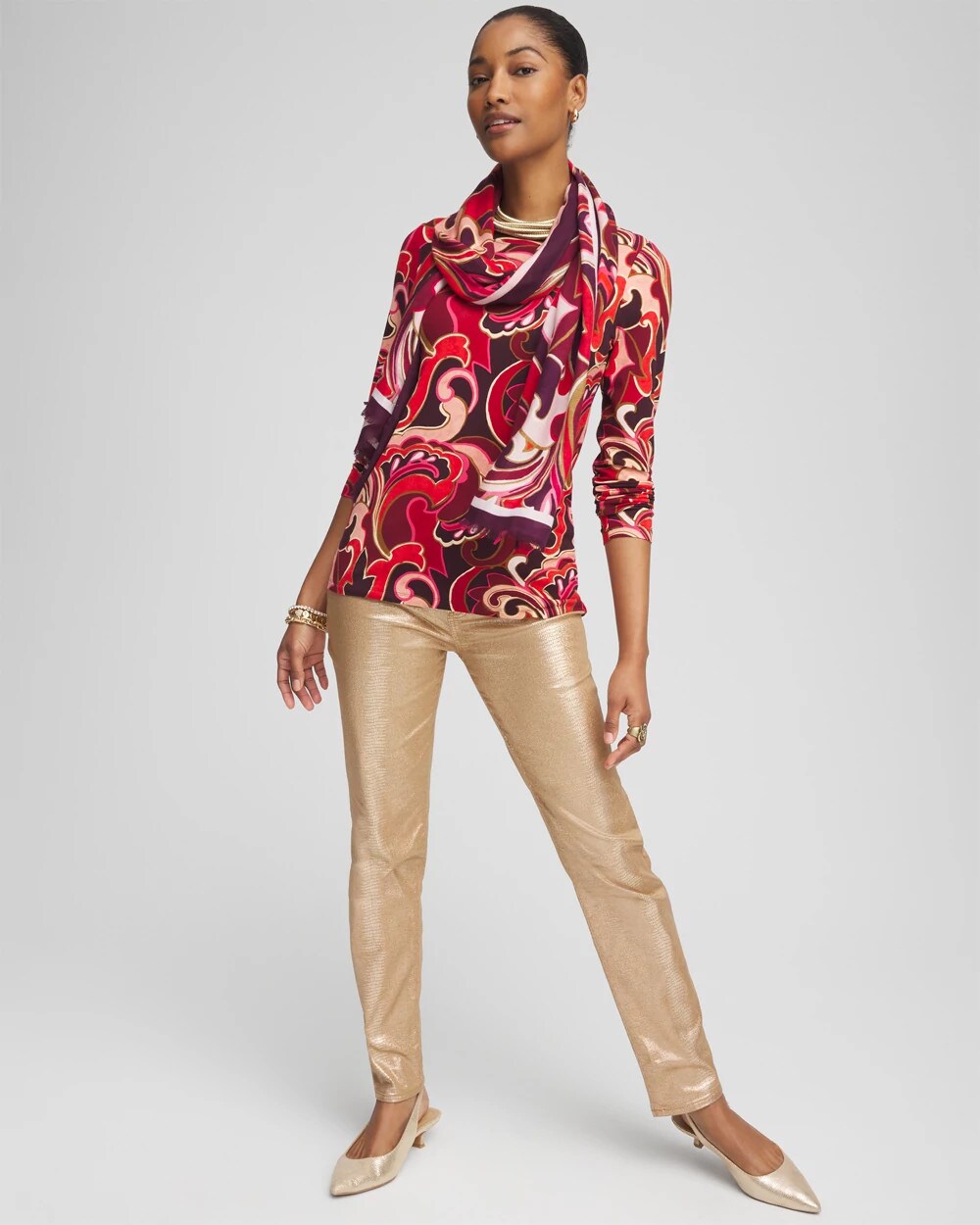 Touch of Cool™ Swirl Layering Tee