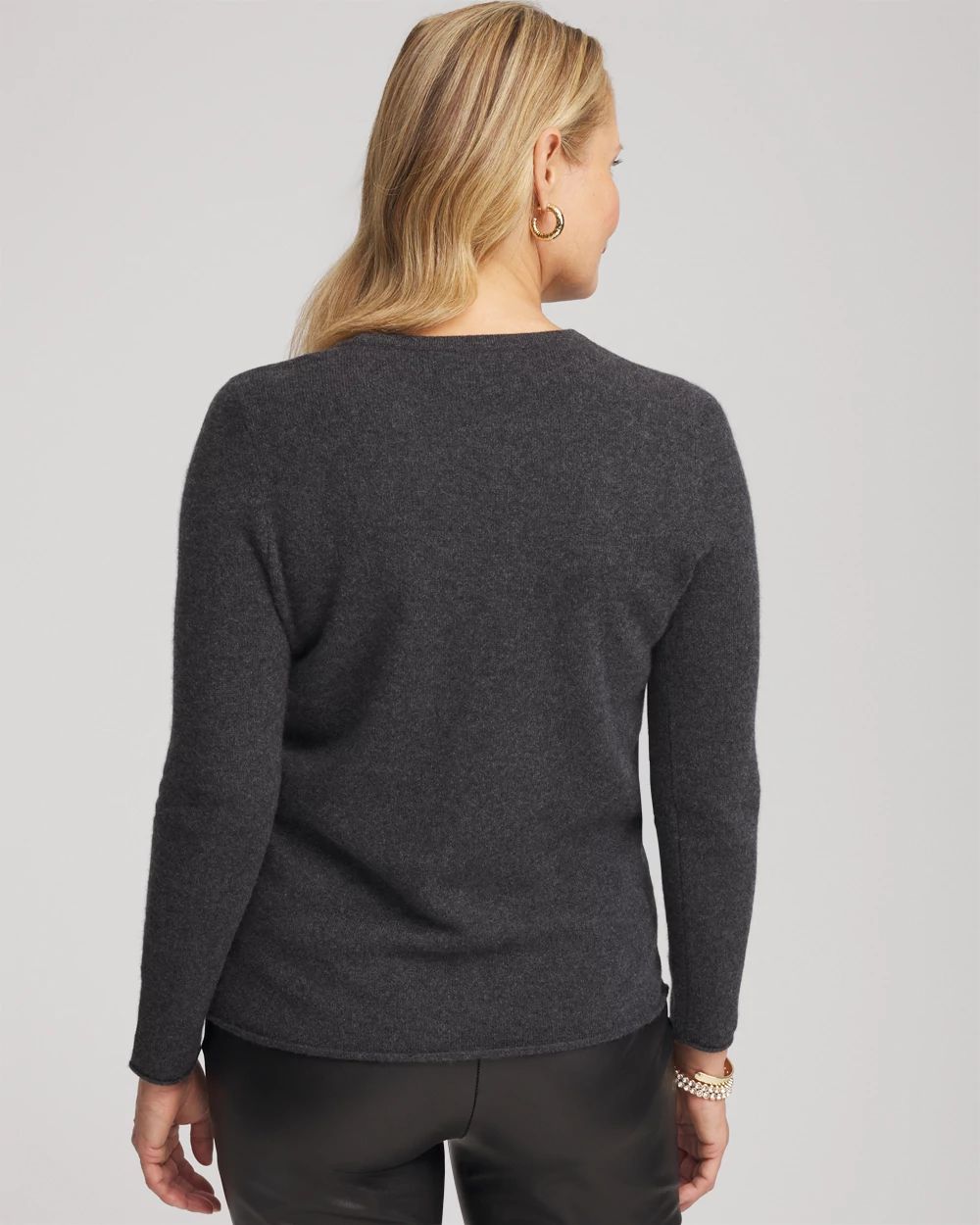 Crewneck Cashmere Pullover Sweater